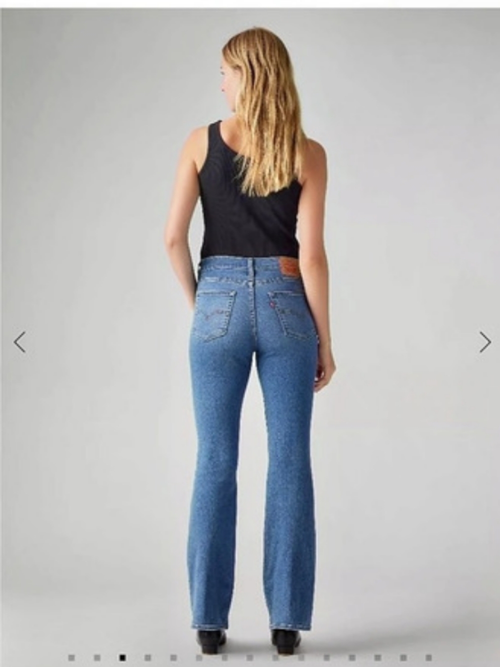 Levi's 726 Flare Women's Blue Light Wash Jeans Waist 27 Like New